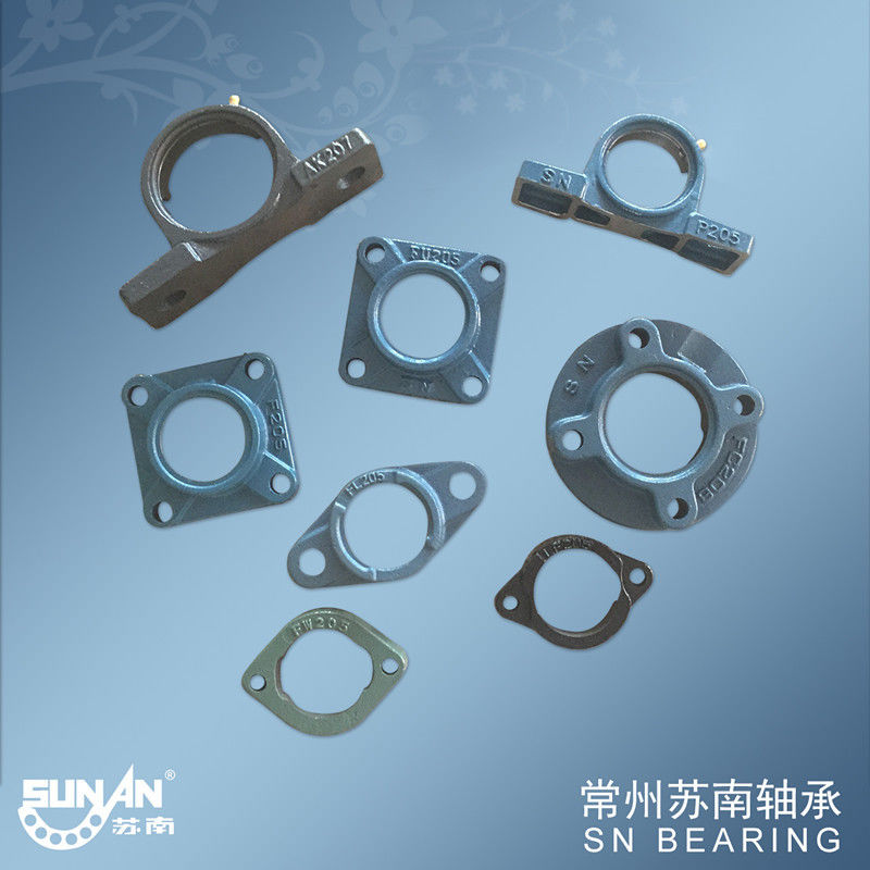 OEM Non - Standard Cast Iron Flange Mounted Ball Bearings For Metallurgy